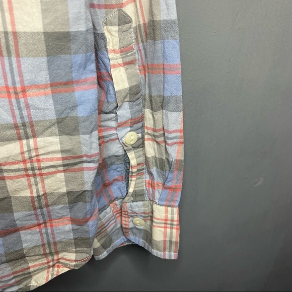 J. Crew Quality Woven Plaid Button Down Shirt Size S - Picture 5 of 9